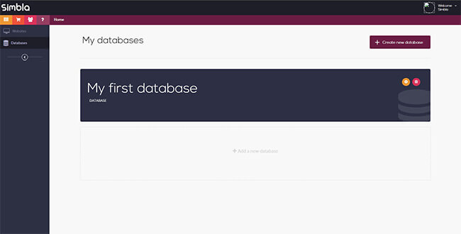 First database