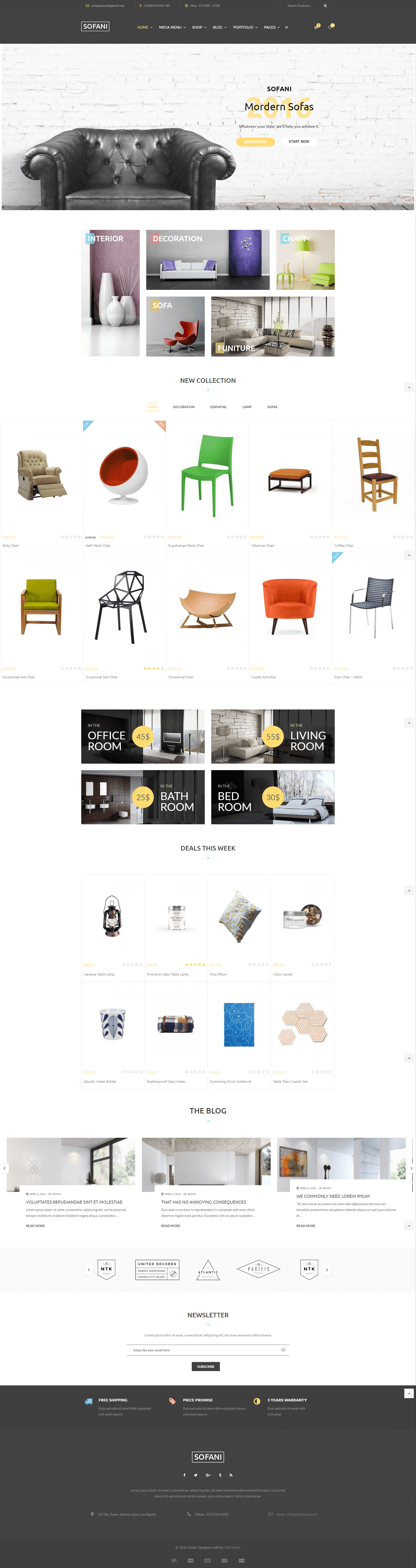 Mẫu thiết kế website nội thất đẹp