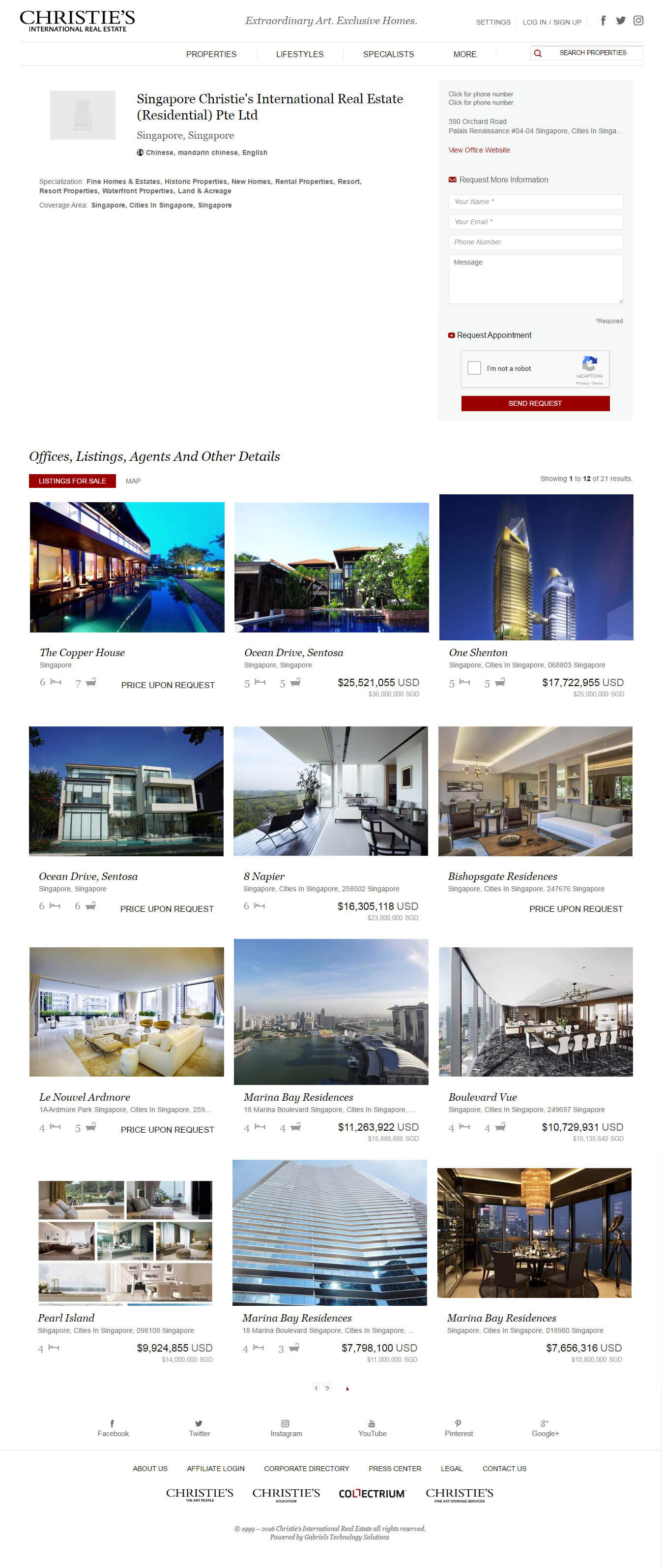Mẫu website giới thiệu bất động sản