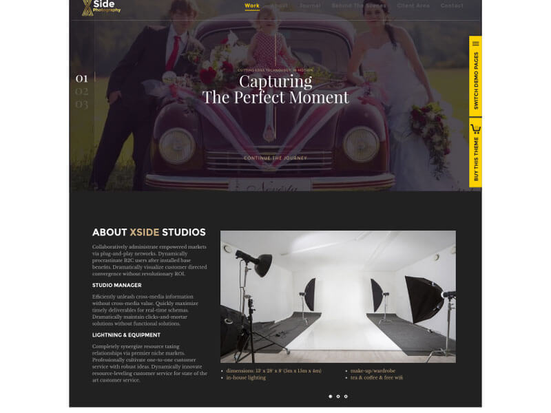 Module liên hệ website chụp ảnh cưới, studio