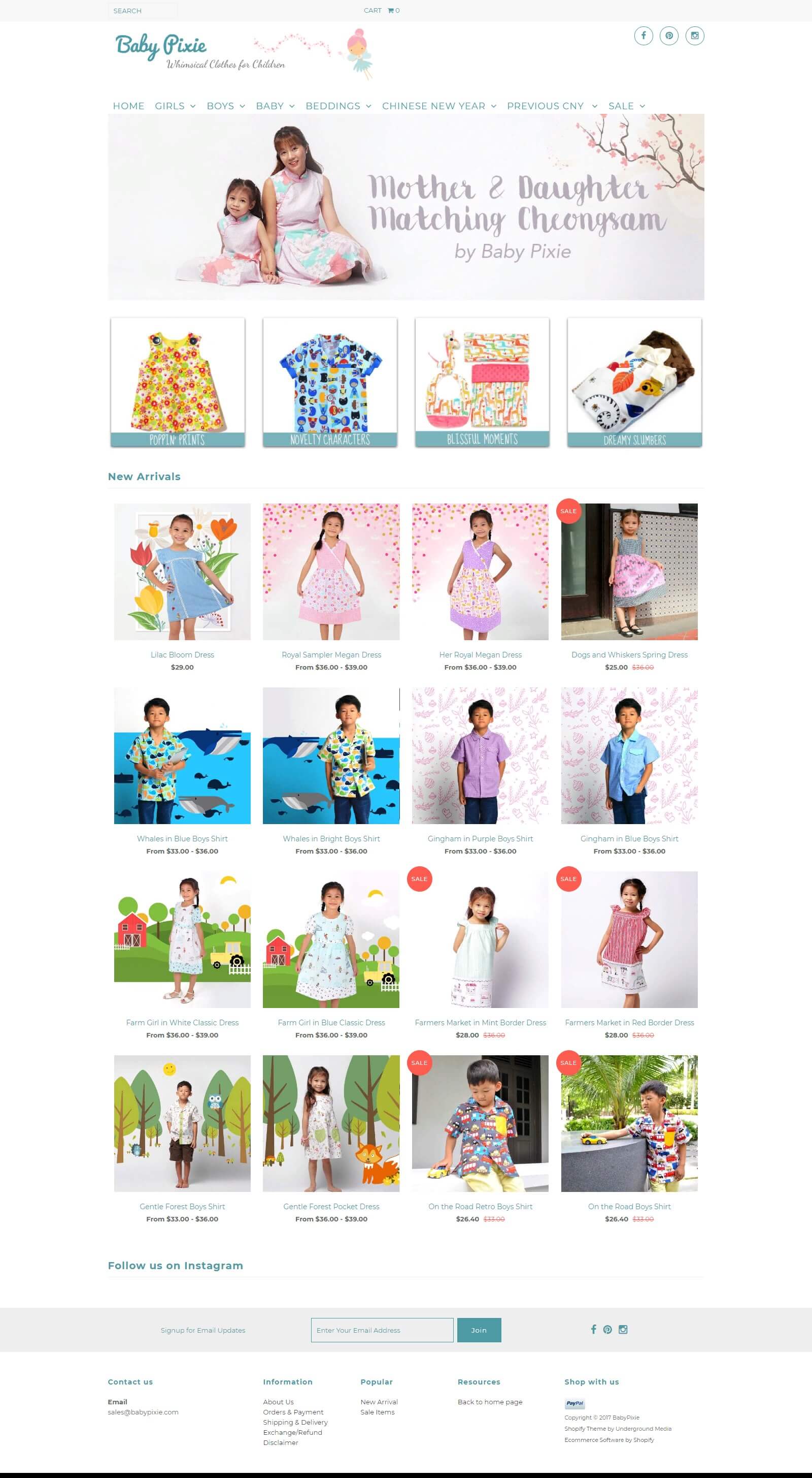Mẫu website bán hàng quần áo trẻ em đẹp mắt, chuẩn seo