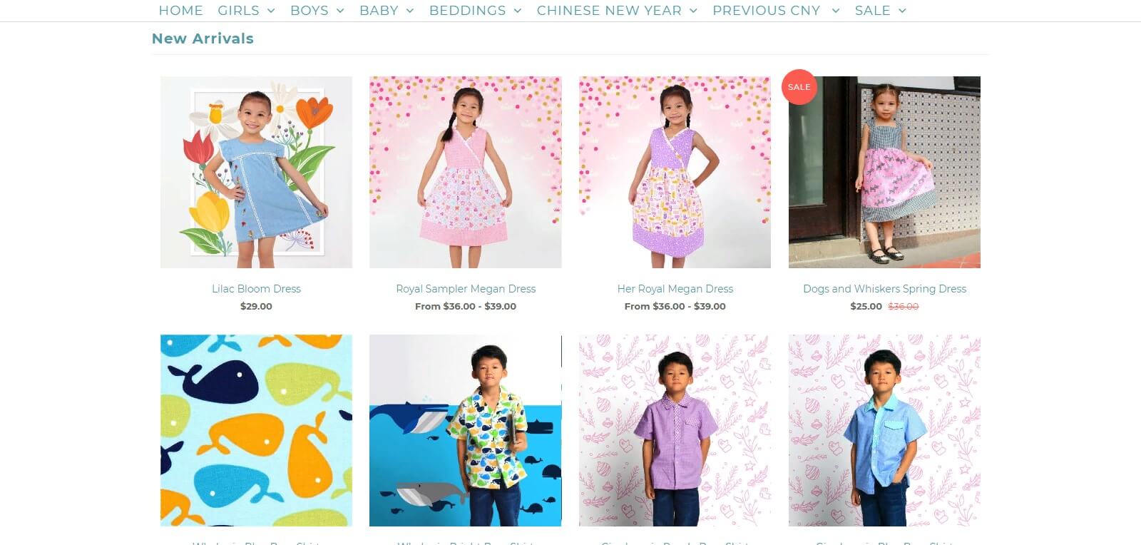 Thiết kế website bán hàng quần áo trẻ em, tăng lợi thế cạnh tranh