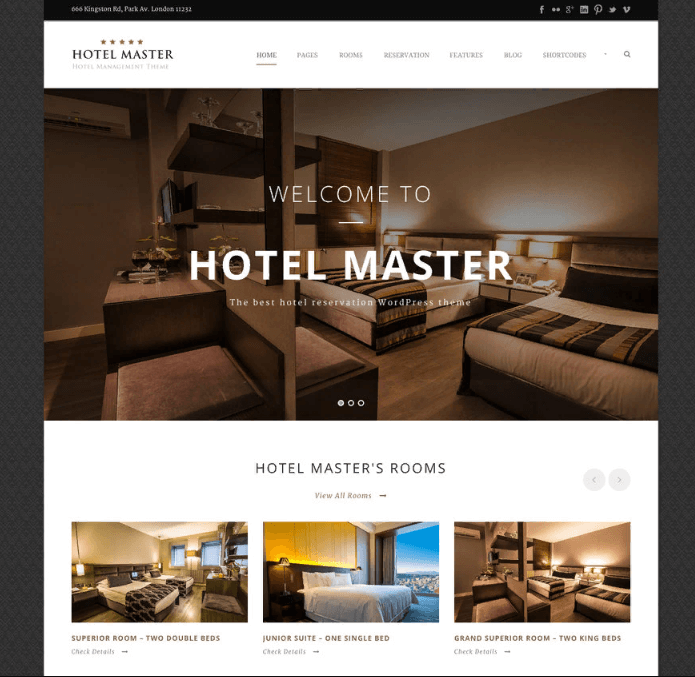 Thiết kế website khách sạn, nhà nghỉ, resort đáp ứng nhu cầu của khách du lịch