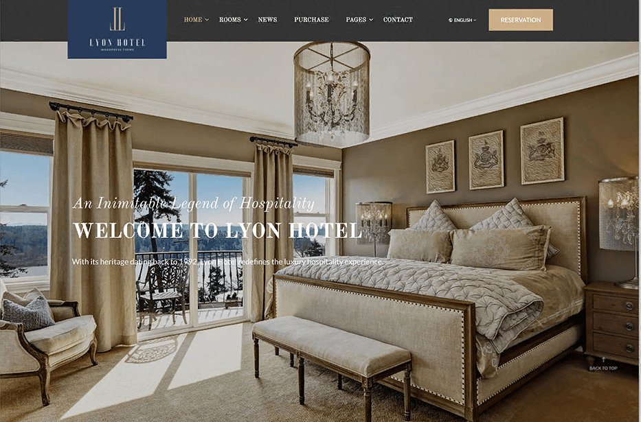 Thiết kế trang web khách sạn, nhà nghỉ, resort chuẩn seo