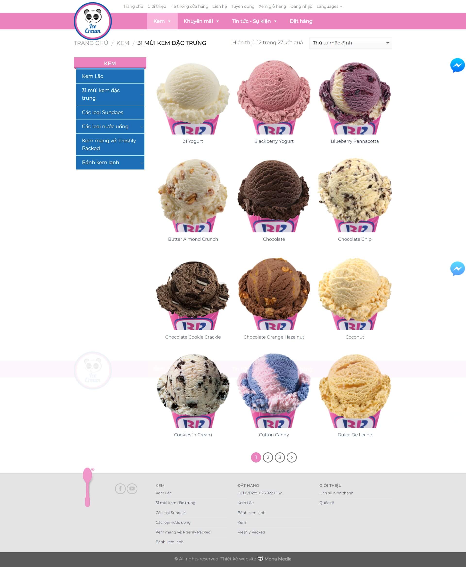 Các chức năng của mẫu website bán bánh kẹo, bánh kem, kemCác chức năng của mẫu website bán bánh kẹo, bánh kem, kem